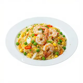 35. Arroz Frito Con Gambas