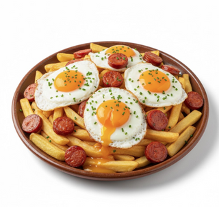 Huevos Rotos Con Chistorra