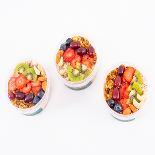  3 Bowls of Berry Blush Parfait 