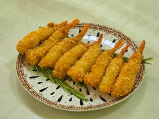 Порция скариди в темпура