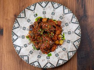 Кавирма з томленого ягняти з овочевою манжею (280г)