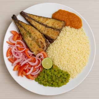 APF (Attiéké Poisson Fumé)