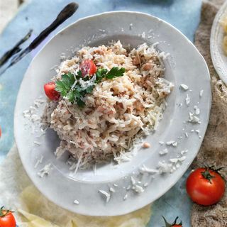 Rižoto sa lososom i votkom