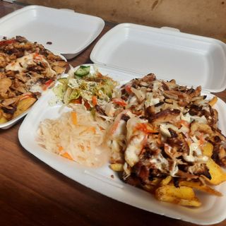 Talerz gyros wieprzowy