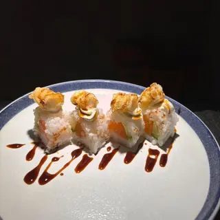 Shiro uramaki salmon eb