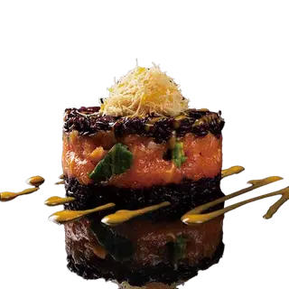 901.Black tartare burger