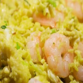 Huevos Revueltos Con Gambas