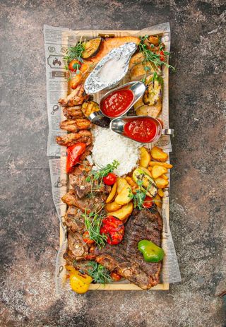 Мясной микс на 5 персон (1,5кг)