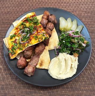 Телешки шиш порция