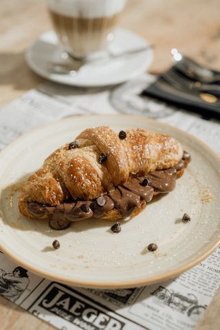 Croissant Relleno De Nutella