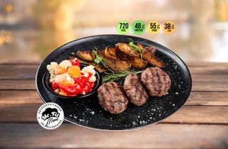 Mr.Fit Телешки кюфтенца на BBQ 