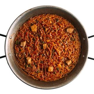 Fideuá de secreto ibérico