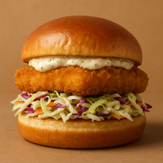 Sandvici cu peste pane si sos remoulade