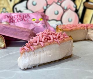 Porción De Tarta Pantera Rosa