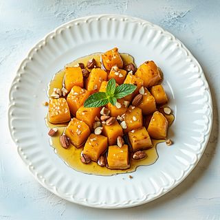 Тиква с мед и орехи НОВО