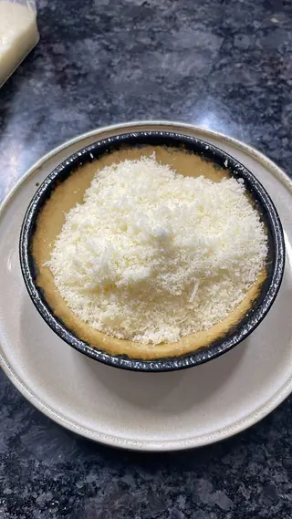 Topping parmezan