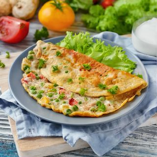 Омлет с сыром