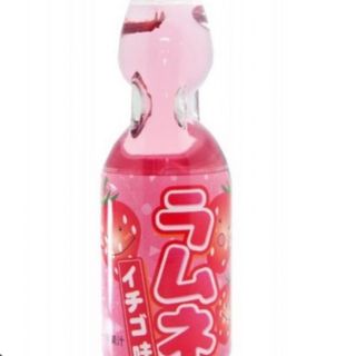 645. Refresco Japonés Ramune De Fresa (200 Ml.)