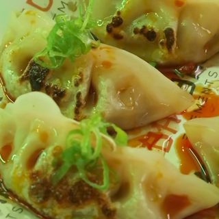 Gyoza gamberi al vapore 