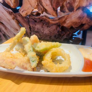 verduras en tempura