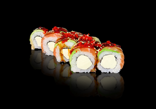 Авокадо лосось