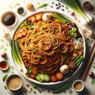 makaron sojowy gotowany