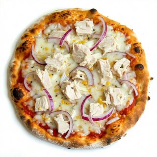 Pizza bianca tonno e cipolla