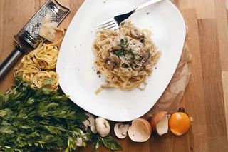 Spaghete cu ciuperci