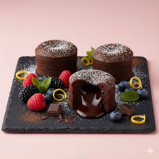 Petit Gateau De Chocolate