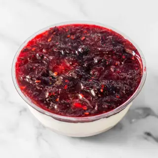 Cheesecake ai frutti di bosco monoporzione