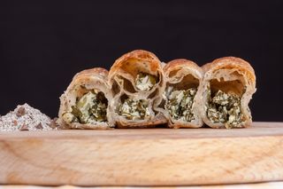 Heljdopita sa spanaćem i sirom