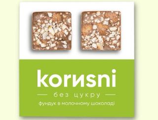 Цукерки фундук в молочному шоколаді 100г