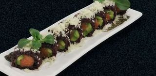 226 Black salmon tempura