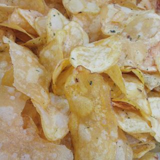 Patatas Fritas Con Ajo Y Perejil