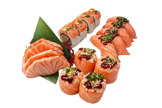 Menu Salmão Braseado