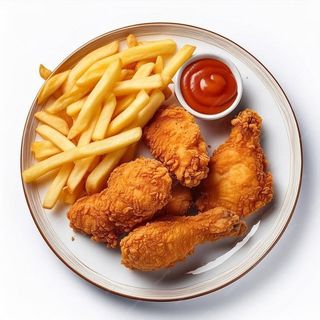 5 Piezas de Pollo Frito 