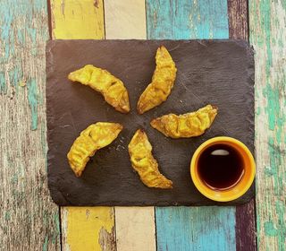 Gyozas de Pollo al Curry