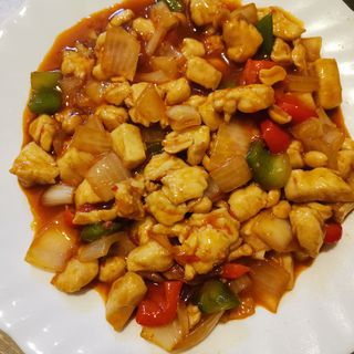 59. Pollo alle mandorle杏仁鸡丁