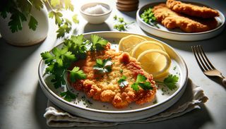 Șnițel pane de pui