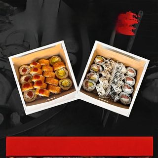 Combo Philadelphia + Hot Philadelphia + 4 Sashimi