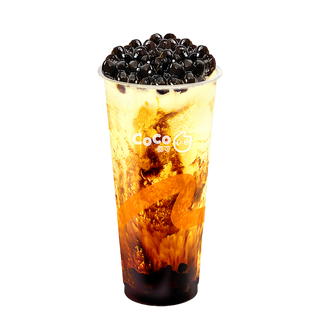 Leche Fresca Con Azúcar Moreno Y Tapioca