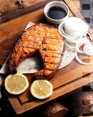 Стейк из семги