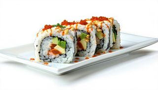 98. Uramaki tempura di pollo