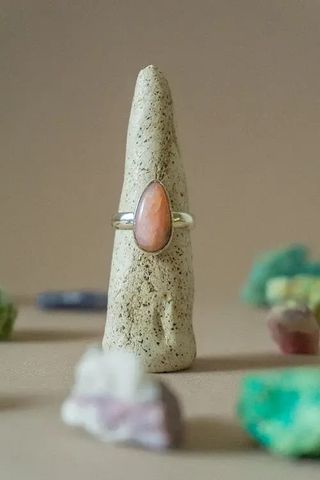 Inel din argint 925 cu Opal Roz