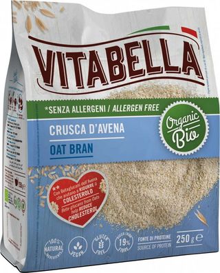 BIO Otręby owsiane bezglutenowe 250 g Vitabella