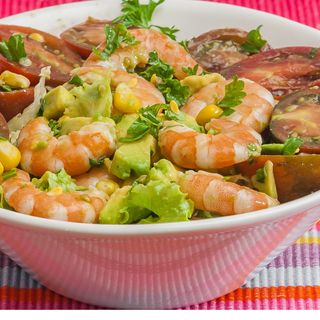 Salade Avocat Gambas