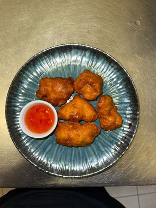 Bocconcini di petto di pollo in tempura