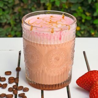 Айс латте клубника