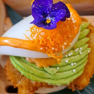 50. Pan bao Pollo crujiente