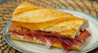 Bocadillo de jamón serrano